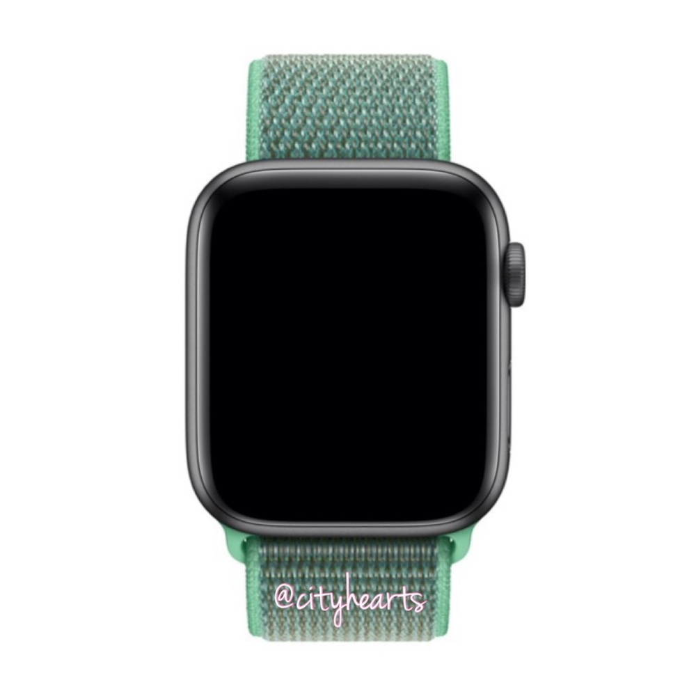 NEW Spearmint Green Apple Watch Sport Loop Band - Picture 2 of 5